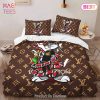 [SALE] Louis Vuitton Snake Logo Luxury Brand Bedding Set Bedspread Duvet Cover Set Home Decor