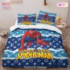 [SALE] Louis Vuitton Superman Logo Edition Luxury Brand High-End Bedding Set LV Home Decor