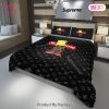 [SALE] Louis Vuitton Supreme Bart Simpson Black Luxury Brand Bedding Set Home Decor Special Gift