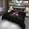 [SALE] Louis Vuitton Supreme Red Sasuke Luxury Brand High-End Bedding Set Home Decor