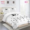 [SALE] Louis Vuitton White Luxury Brand High-End Bedding Set LV Home Decor – YI71