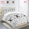 [SALE] Louis Vuitton White Luxury Brand Premium Bedding Set Duvet Cover Home Decor