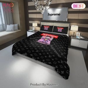 [SALE] LV Supreme Joker Luxury Brand Bedding Set Bedspread Duvet Cover Set Home Decor
