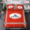 [SALE] Prada Luxury Brand High End Premium Bedding Set Home Decor