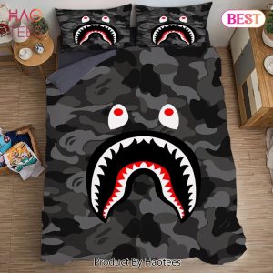 [SALE] Supreme Bape Black Luxury Brand Bedding Set Duvet Cover Home Decor