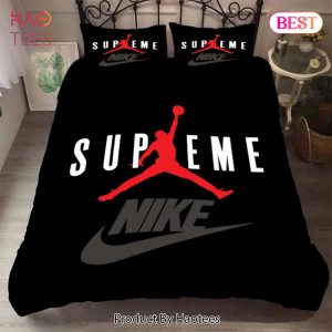 [SALE] Supreme Nike Hot Bedding Sets Luxury Brand Bedding Decor Bedroom Sets