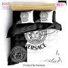 [SALE] Versace Beige Green Luxury Brand Premium Bedding Set Bedspread Duvet Cover Set Home Decor