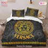 [SALE] Versace Black Luxury Brand Bedding Set Bedspread Duvet Cover Set Home Decor
