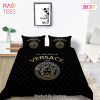 [SALE] Versace Black Luxury Brand High End Premium Bedding Set Home Decor