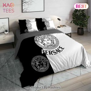[SALE] Versace Black White Luxury Brand High End Premium Bedding Set Home Decor