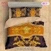 [SALE] Versace Brown Medusa Luxury Brand High End Premium Bedding Set Home Decor