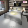 [SALE] Versace Deep Blue Fashion Logo Luxury Brand Bedding Set Home Decor