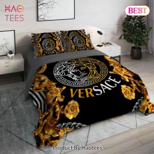 [SALE] Versace Golden Luxury Brand High End Premium Bedding Set Home Decor