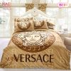 [SALE] Versace Logo Luxury Brand Bedding Set Home Decor