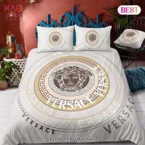 [SALE] Versace Luxury Brand Bedding Set Bedspread Duvet Cover Set Home Decor – VT21