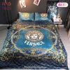 [SALE] Versace Luxury Logo Fashion Brand Premium Bedding Set Home Decor