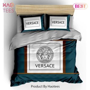 [SALE] Versace Luxury Logo Fashion Brand Bedding Set Home Decor
