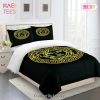 [SALE] Versace Medusa Golden Pattern White Luxury Brand Bedding Set Duvet Cover Home Decor