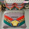 [SALE] Versace Medusa Luxury Brand High-End Bedding Set Home Decor