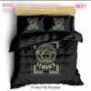 [SALE] Versace Medusa Pattern Luxury Brand High End Premium Bedding Set Home Decor