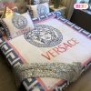 [SALE] Versace New Logo Limited Edition Luxury Brand High-End Bedding Set LV Home Decor