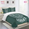 [SALE] Versace Teal Luxury Brand High End Premium Bedding Set Home Decor