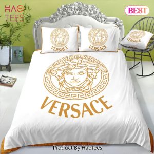 [SALE] Versace White Hot New Luxury Brand Bedding Set Bedspread Duvet Cover Set Home Decor