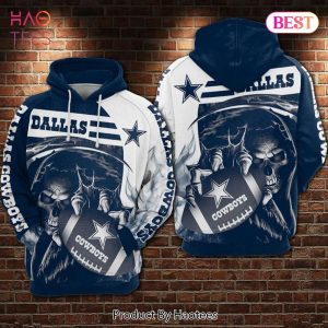 HOT Dallas Cowboys White Men And Women 3D Hoodie All Over Print Hot Trend 2023