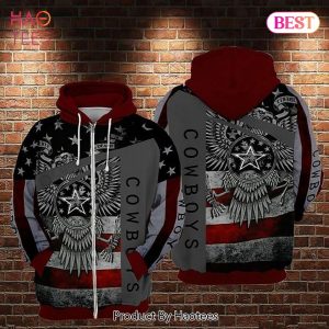 HOT Eagle Dallas Cowboys Football Team 3D Hoodie All Over Print Hot Trend 2023