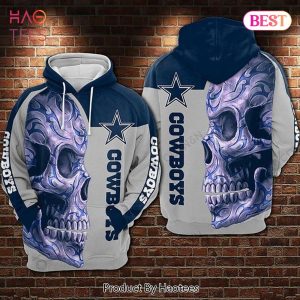 HOT Skull Dallas Cowboys Football Team 3D Hoodie All Over Printed Hot Trend 2023