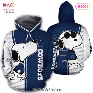 HOT Snoopy Dallas Cowboys 3D Hoodie All Over Printed Dallas Cowboys Gift Hot Trend 2023