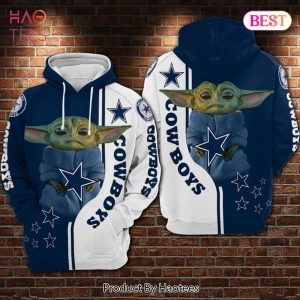 HOT Yoda Dallas Cowboys Full Print 3D Hoodie All Over Printed Hot Trend 2023