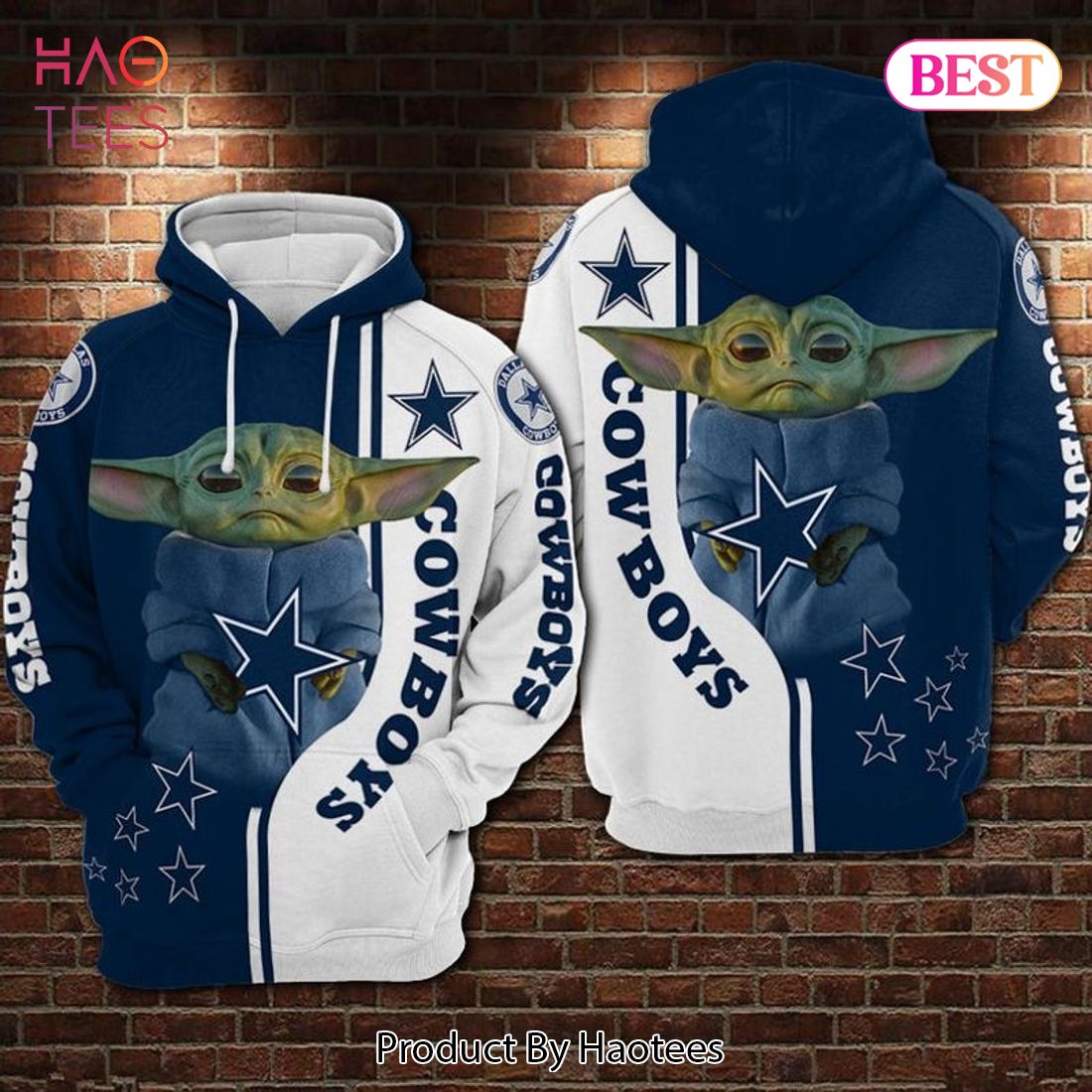 Dallas Cowboys Star All Over Print 3D Hoodie