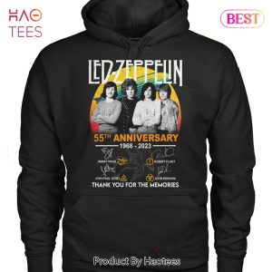 1968-2023 55th Anniversary Led-Zeppelin Thank You For The Memories Unisex T-Shirt
