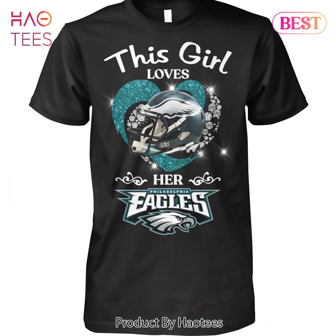 Philadelphia Eagles This girl loves her eagles shirt - Guineashirt Premium  ™ LLC