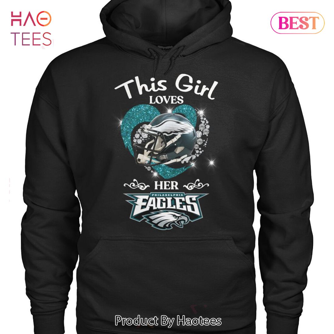 Philadelphia Eagles This girl loves her eagles shirt - Guineashirt Premium  ™ LLC