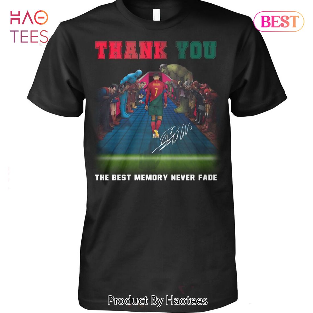 Thank You Cristiano Ronaldo The Best Memory Never Fade Unisex T-Shirt Thank You Cristiano Ronaldo The Best Memory Never Fade Unisex T-Shirt