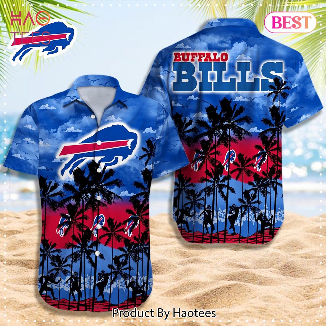 Buffalo Bills Hibiscus Hawaiian Shirt - Hot Sale 2023