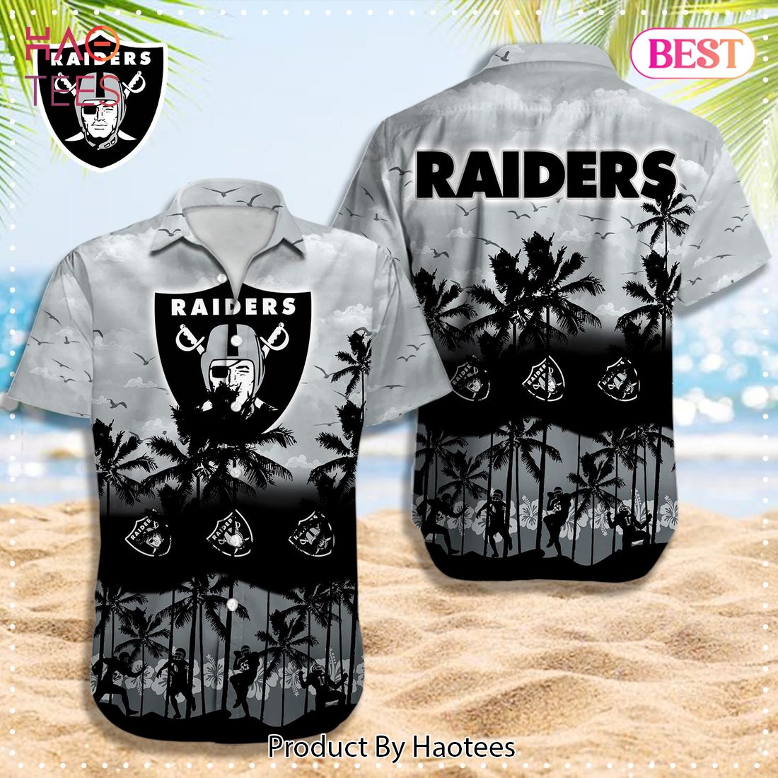 NEW FASHION NFL Las Vegas Raiders Hawaiian Shirt Hot 2023