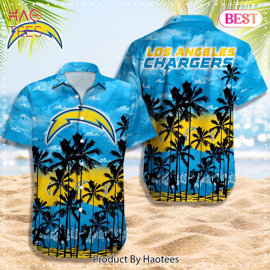 Los Angeles Chargers NFL Personalized Hawaiian Shirt Hot Design