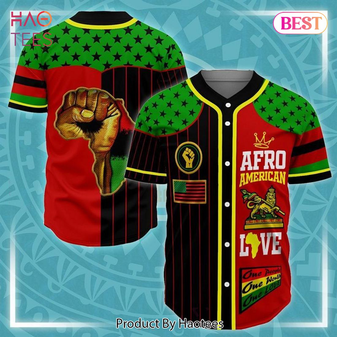 AVAILABLE Afro American Love For Juneteenth 3D Baseball Jersey AVAILABLE Afro American Love For Juneteenth 3D Baseball Jersey