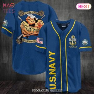AVAILABLE All Gave Some Some Gave All Us Navy Popeye Baseball Jersey