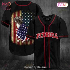 AVAILABLE Amazing American Flag With Pitbull 3D Baseball Jersey H