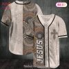 AVAILABLE Amazing Jesus Mandala Brown Baseball Jersey