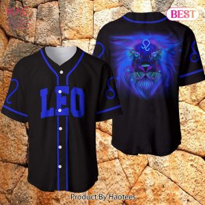AVAILABLE Amazing Zodiac Leo Navy Black Baseball Jersey