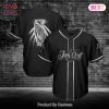AVAILABLE B&W Jeep Skull Baseball Jersey