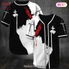 AVAILABLE B&W Jesus Christ Hand Baseball Jersey