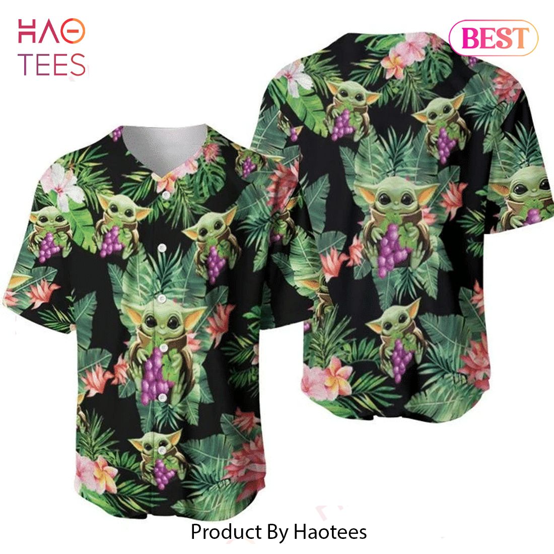 AVAILABLE Baby yoda Grapes hawai Gift for lover Baseball Jersey AVAILABLE Baby yoda Grapes hawai Gift for lover Baseball Jersey