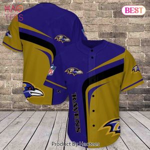 AVAILABLE Baltimore Ravens Baseball Jersey Shirt 425