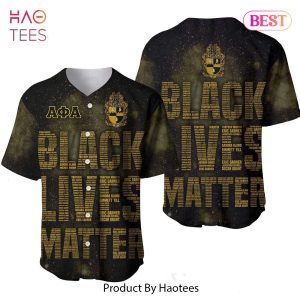AVAILABLE Black Live Matter Baseball Jersey